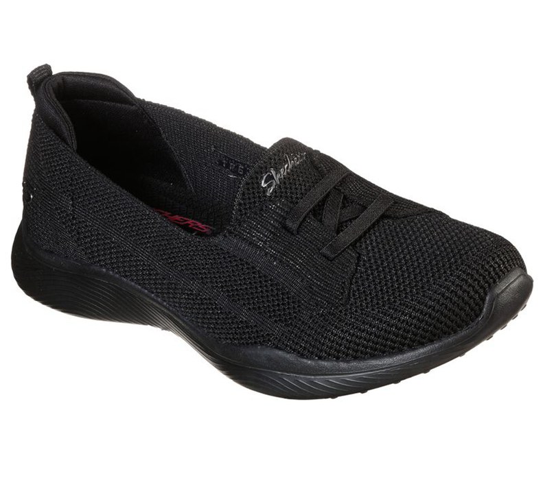 Skechers Dam Svarta Slip On - Microburst 2.0 - Irresistable - Sverige (WLHOP-3507)